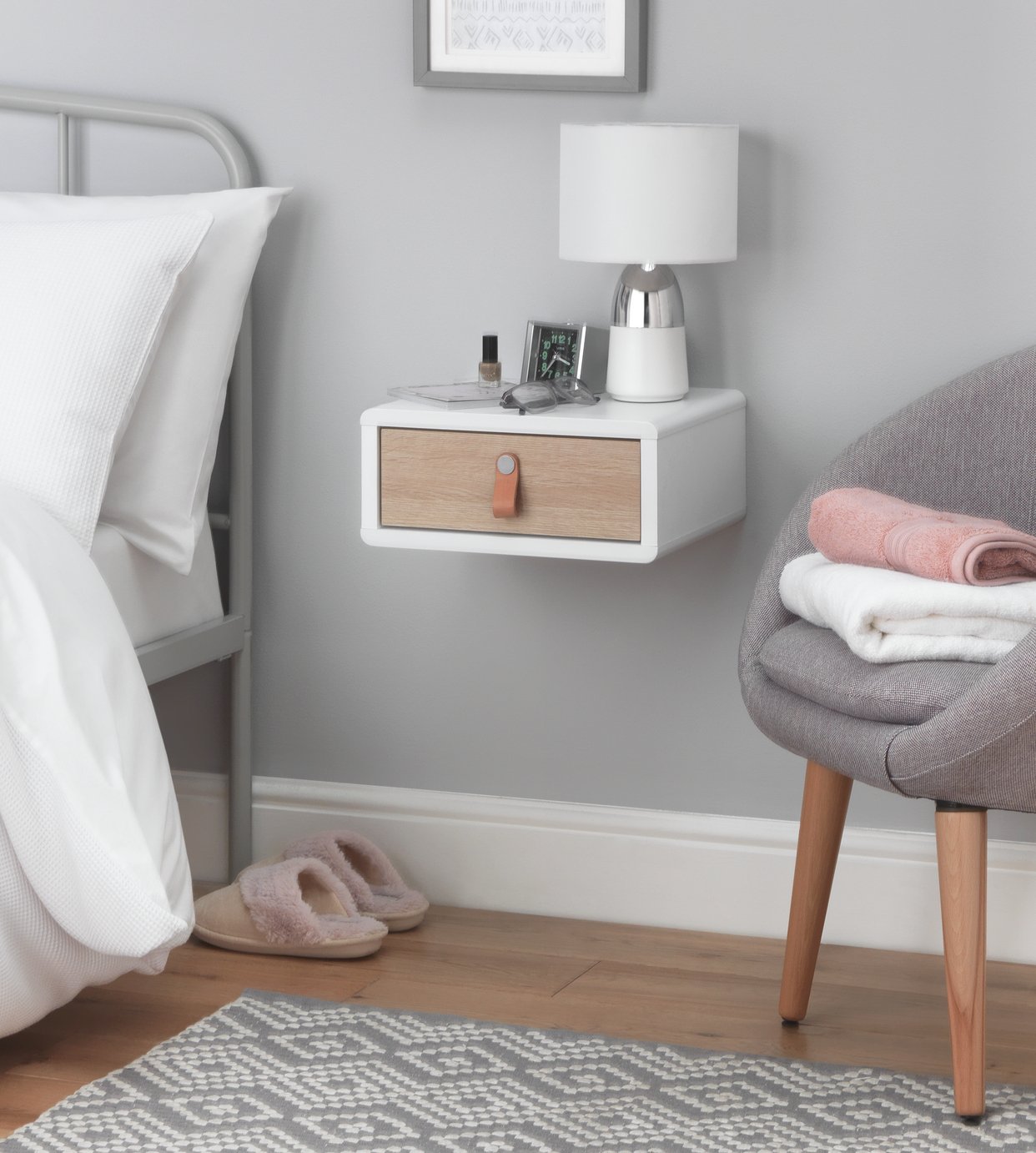 Argos Home Copenhagen Floating Bedside Table Review