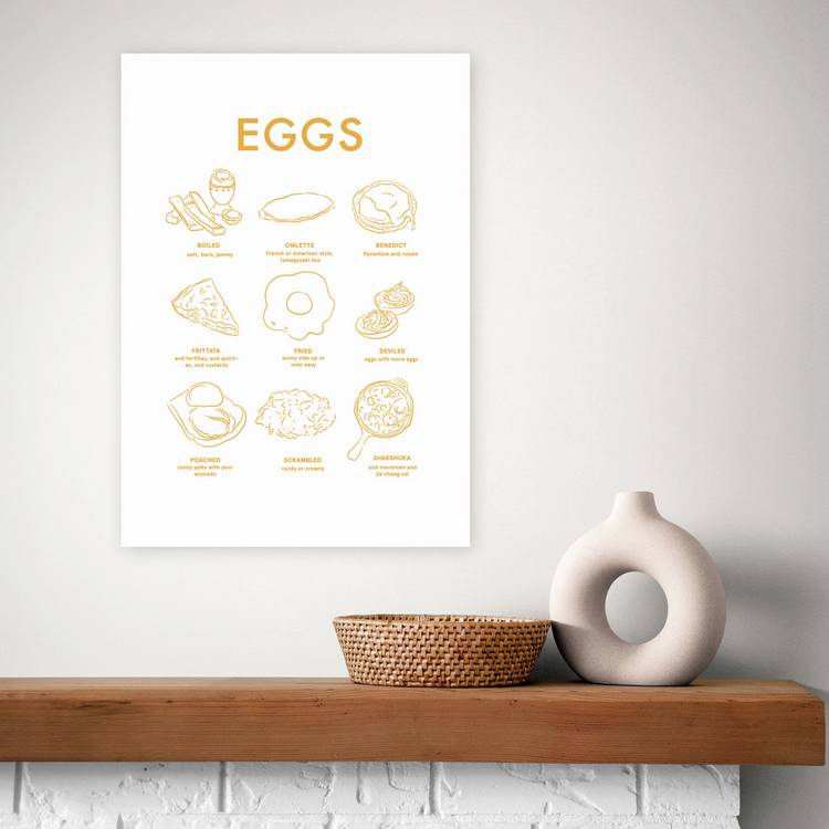 East End Prints Eggs II Art Print - A3 0