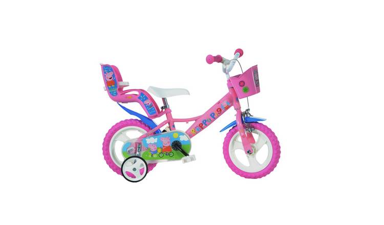 Dino Bikes Peppa Pig 12" Kids Bike - Pink