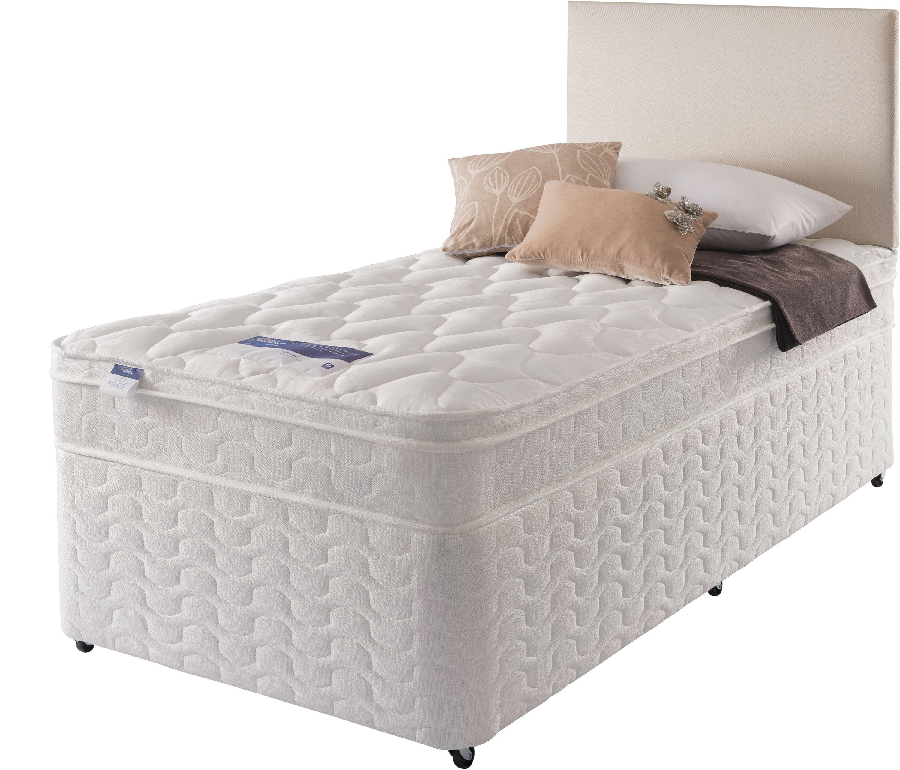 Silentnight Auckland Luxury Single Divan Bed - White