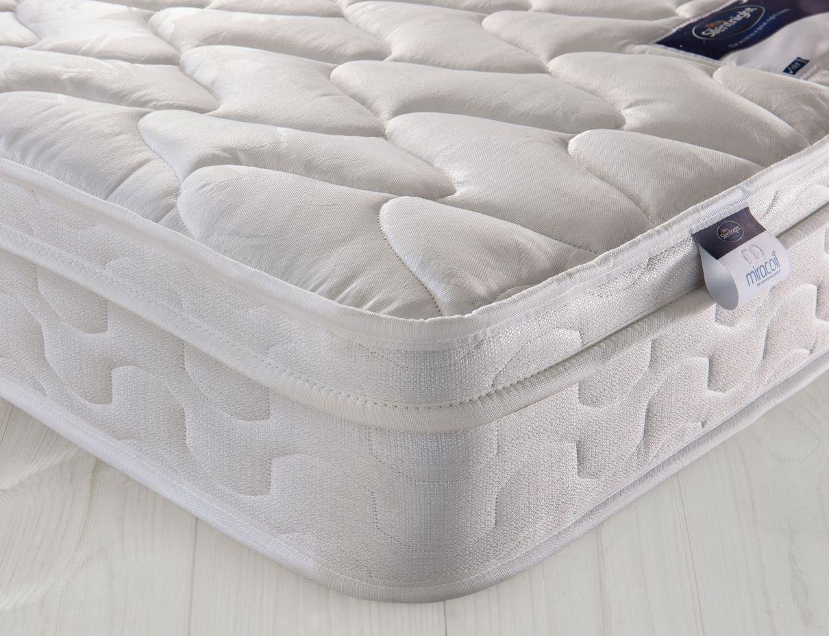 silentnight pure cotton mattress protector white double