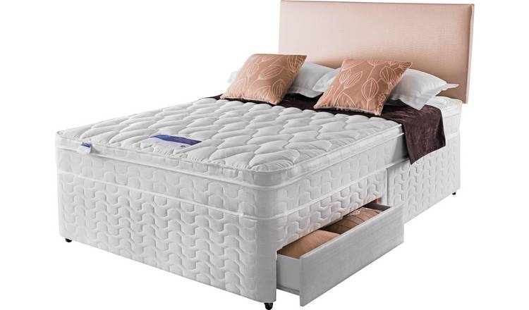 Buy Silentnight Auckland Luxury 2 Drawer Divan Small Double