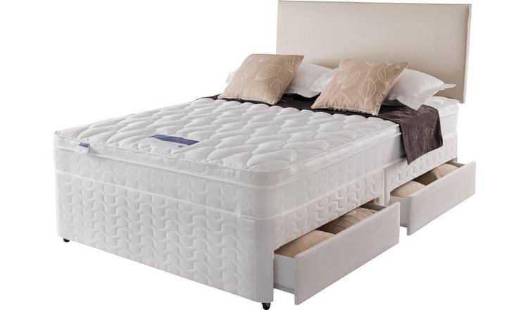 Buy Silentnight Auckland Luxury 4 Drawer Divan Divan Beds Argos
