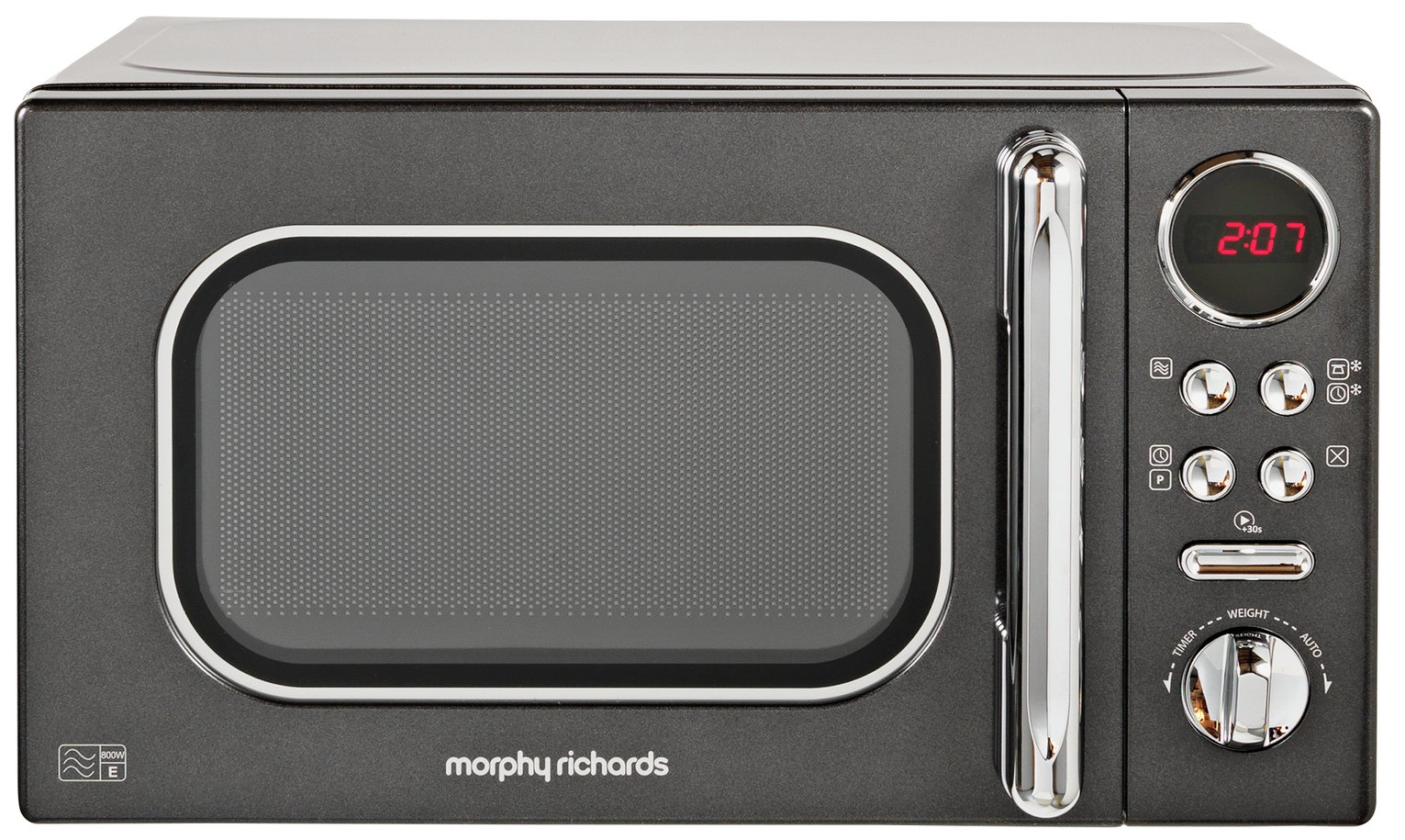 Morphy Richards Evoke Black Microwave 20L Solo 800w 511500