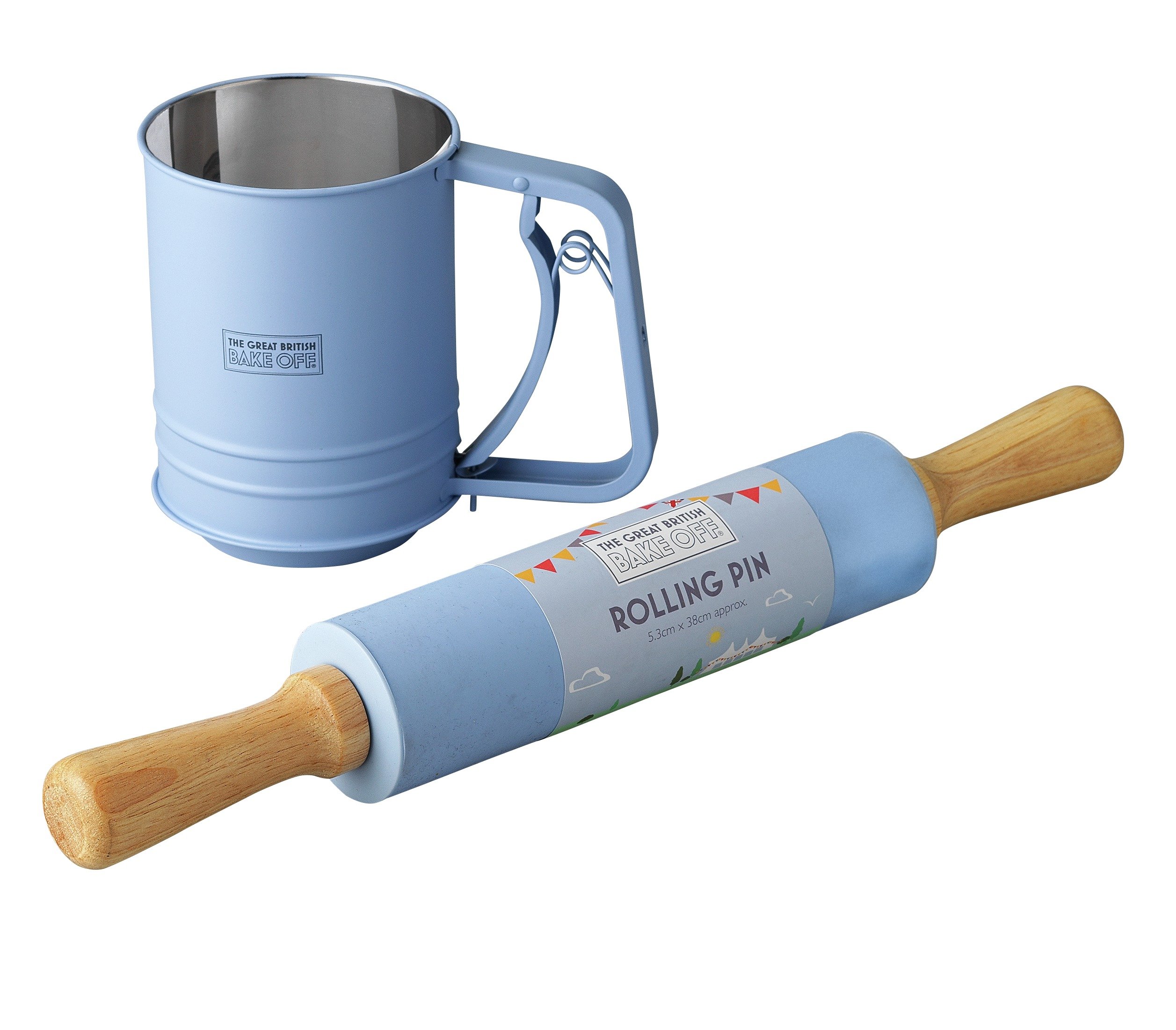 Great British Bake Off Rolling Pin and Flour Sifter (6982610) Argos