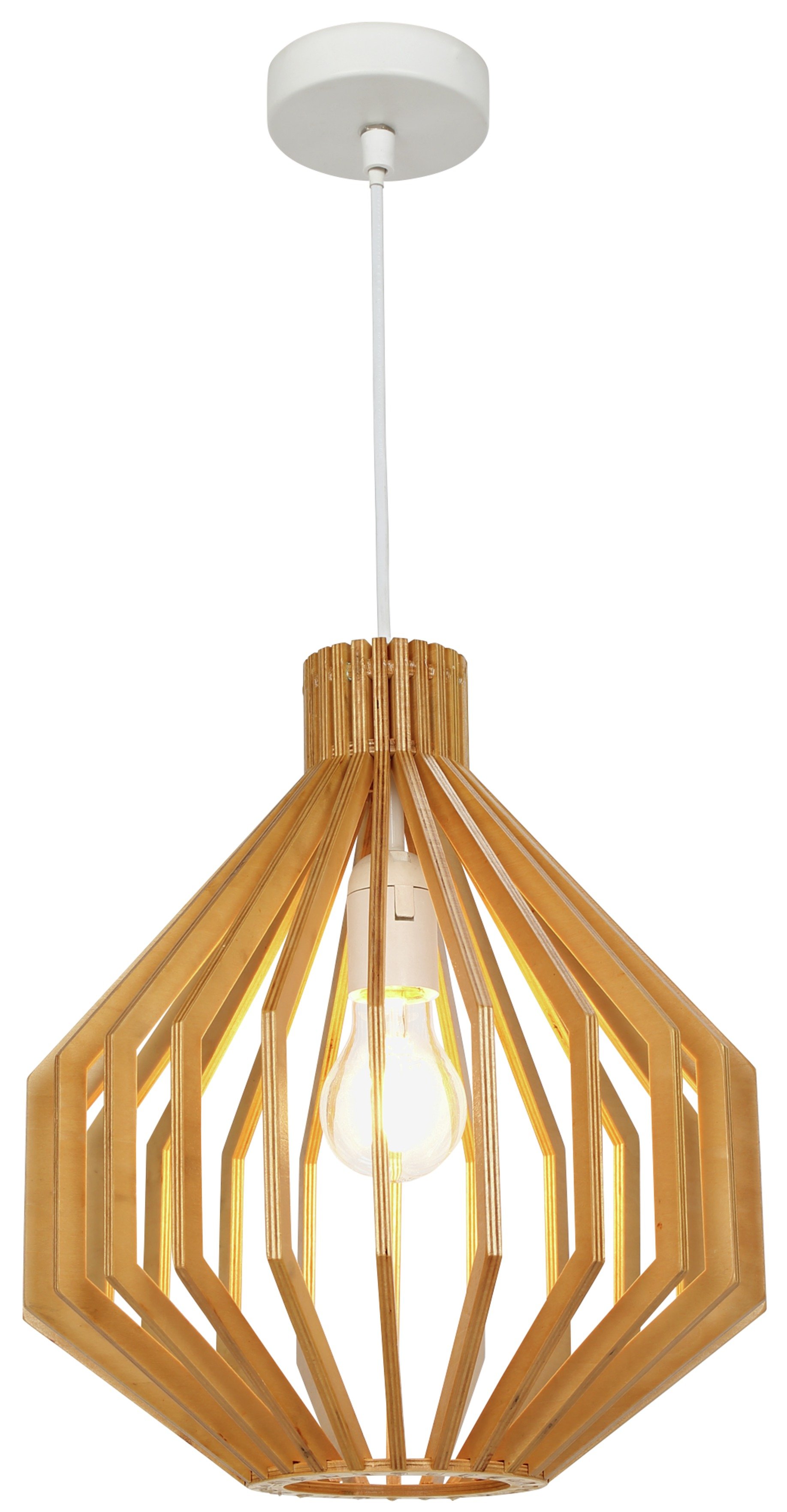 Argos Home Anders Wooden Pendant Ceiling Light