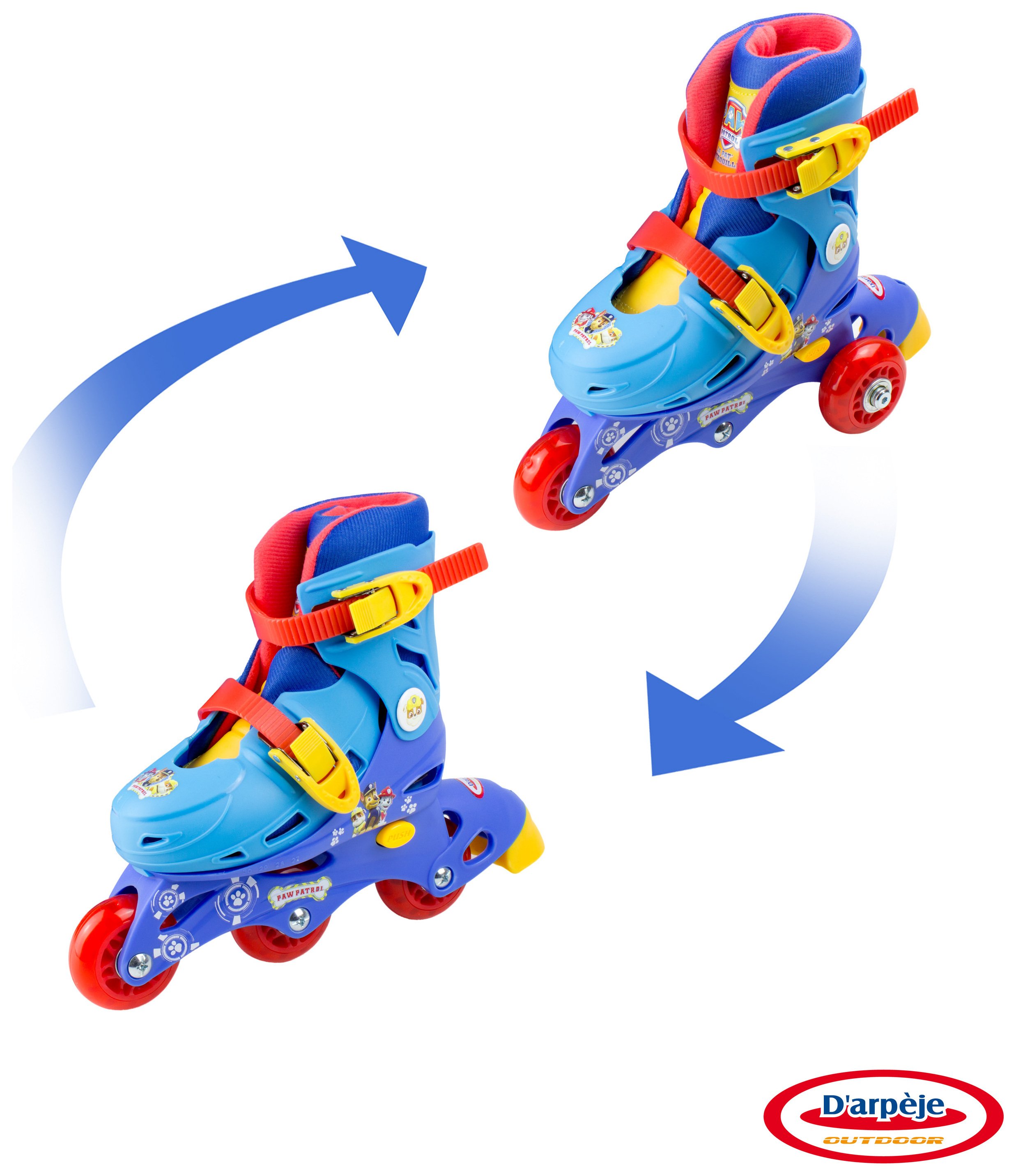 PAW Patrol 2-in-1 Inline Skates