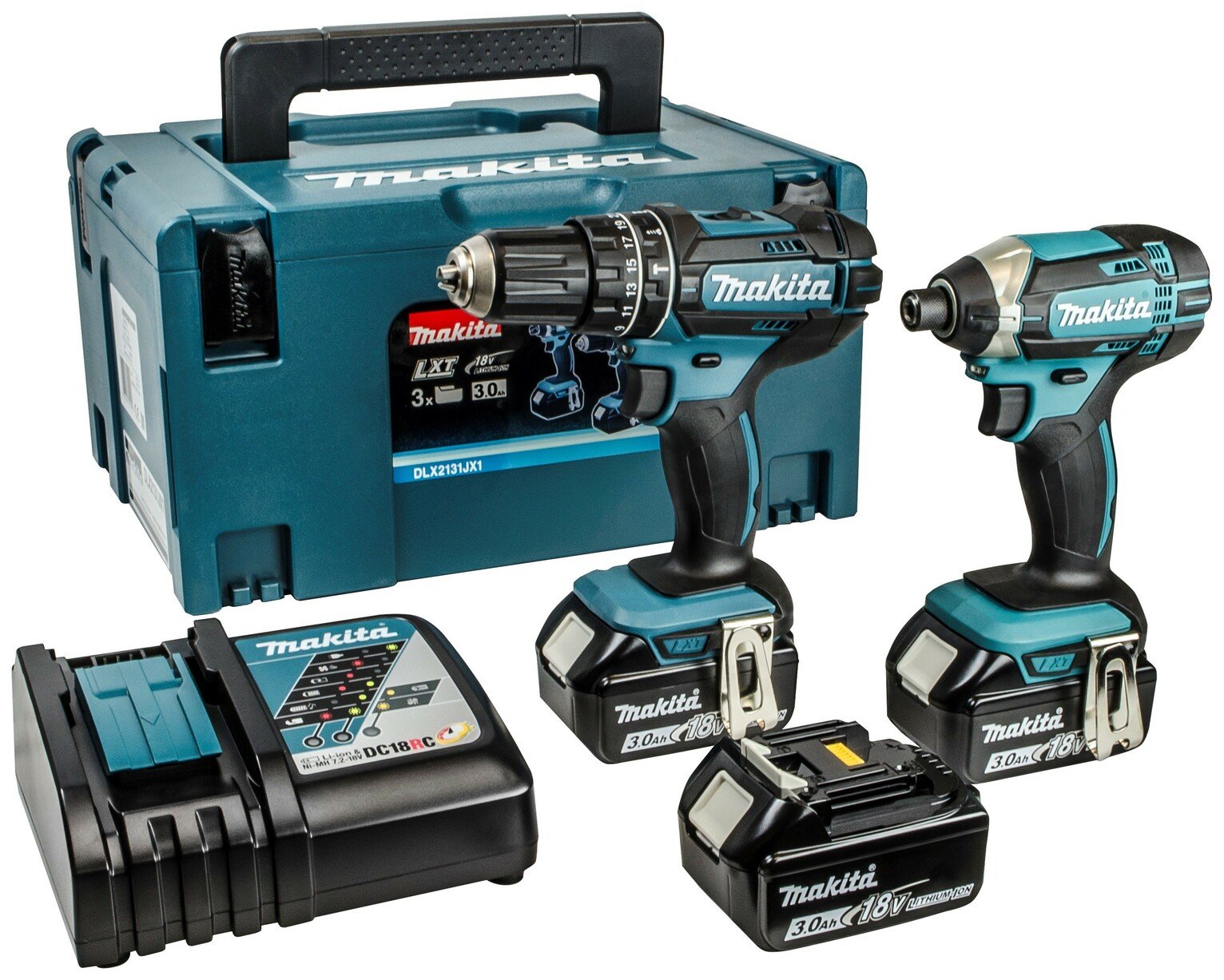 Makita LXT Combi and Impact Driver Twinpack - 18V