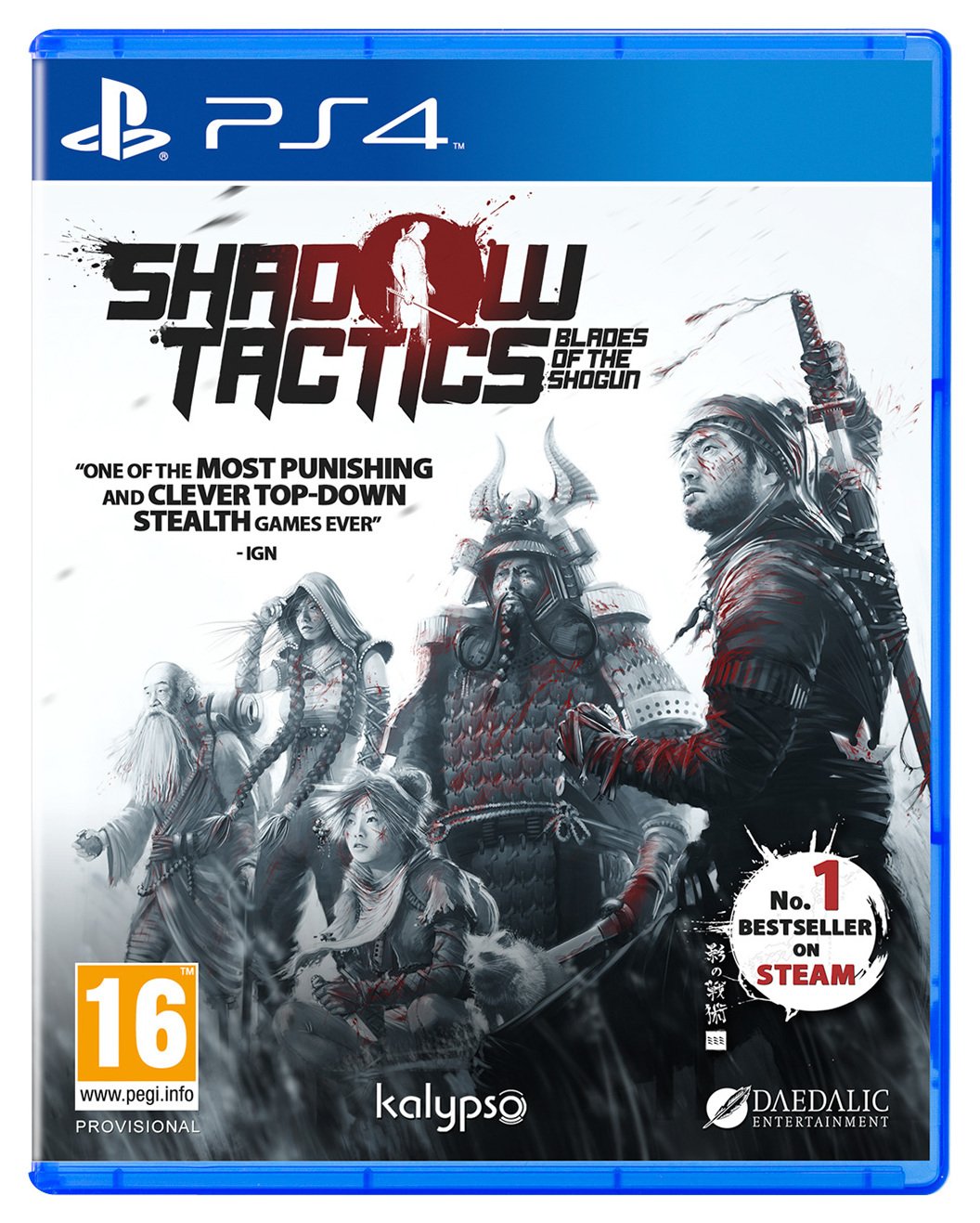 Shadow Tactics: Blade of the Shogun PS4 Game.