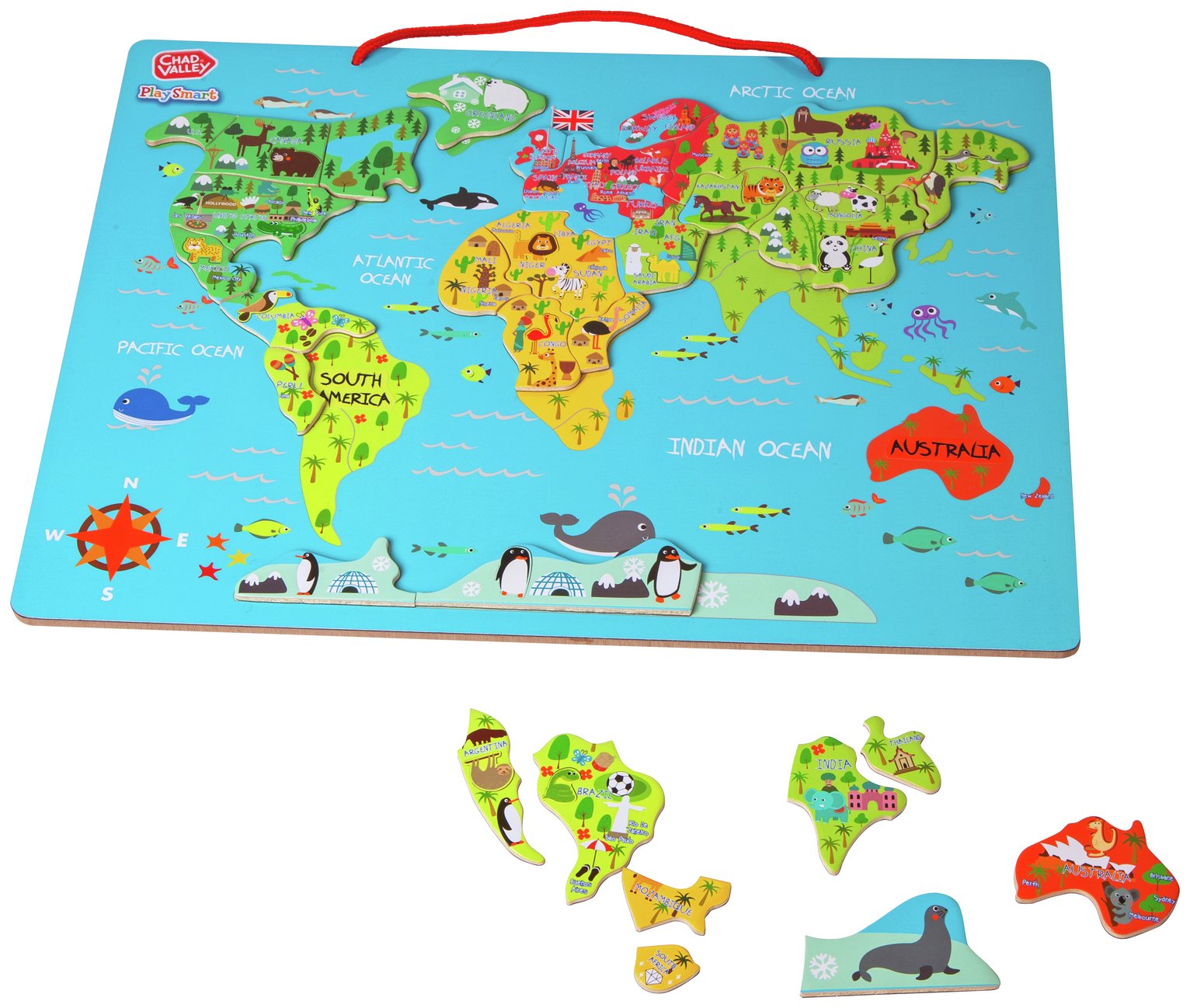 Chad Valley PlaySmart Magnetic World Map Review