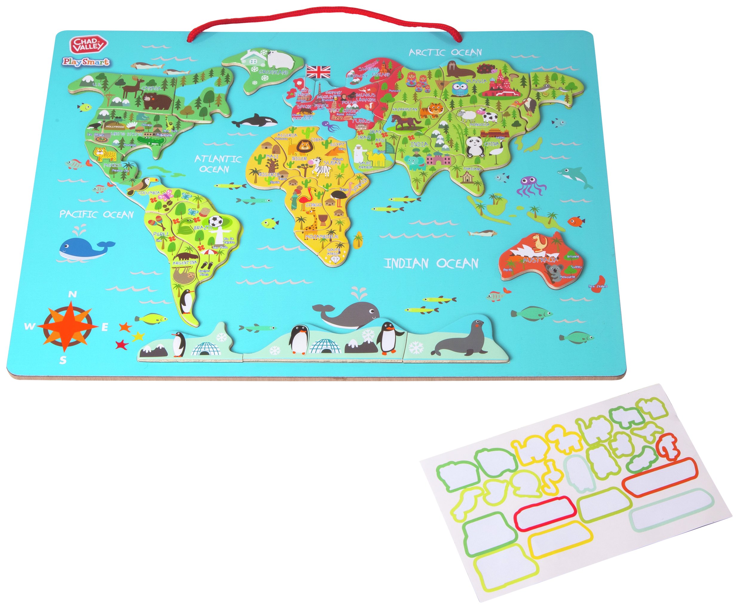 Chad Valley PlaySmart Magnetic World Map Review