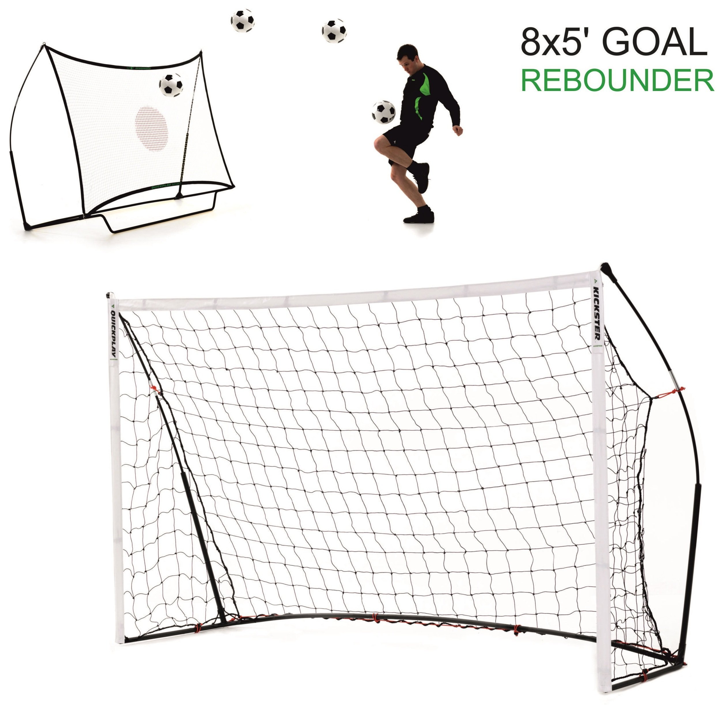 Kickster Academy Football 2-in-1 Goal & Rebounder