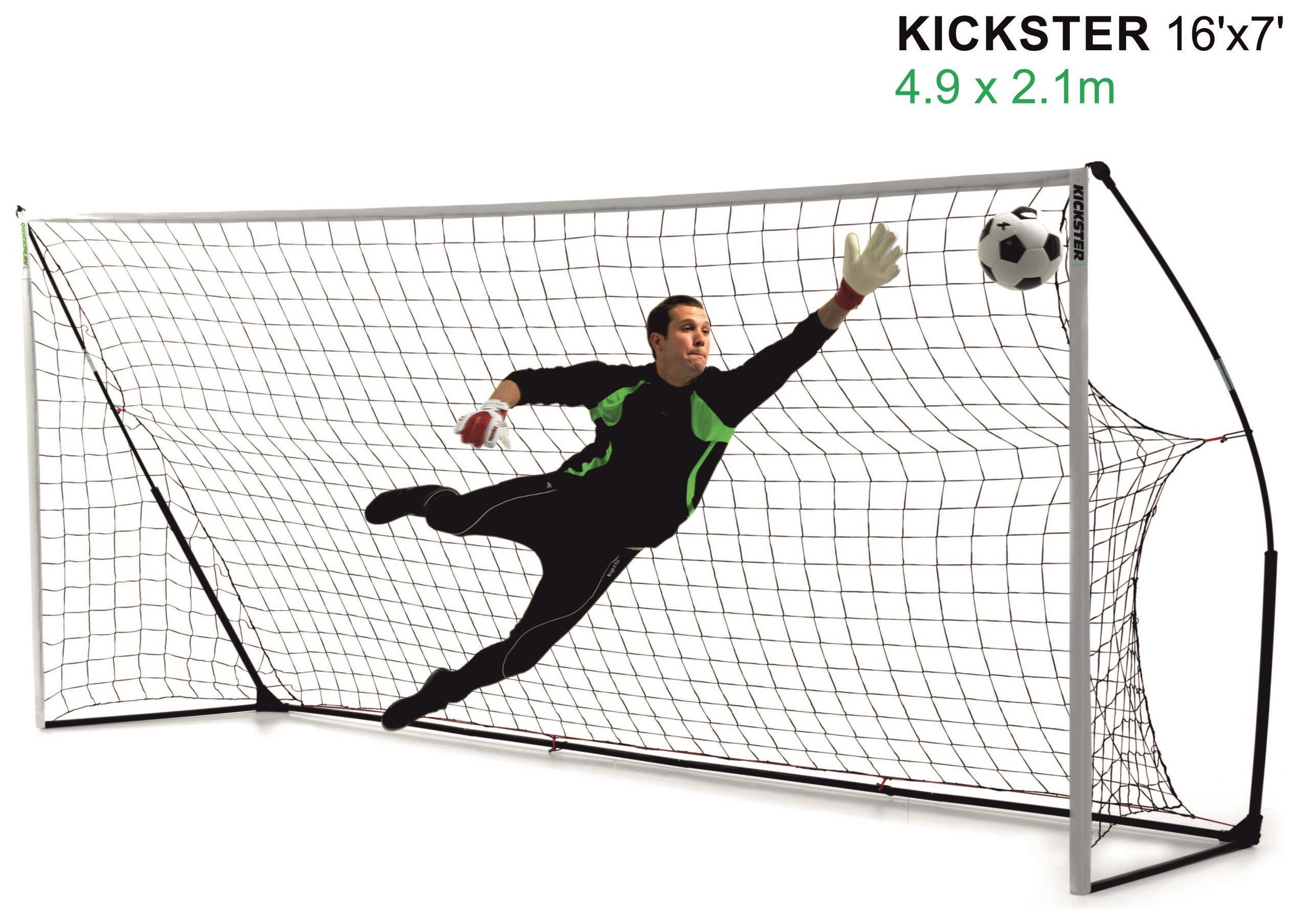 Kickster Academy 16 x 7ft Football Goal