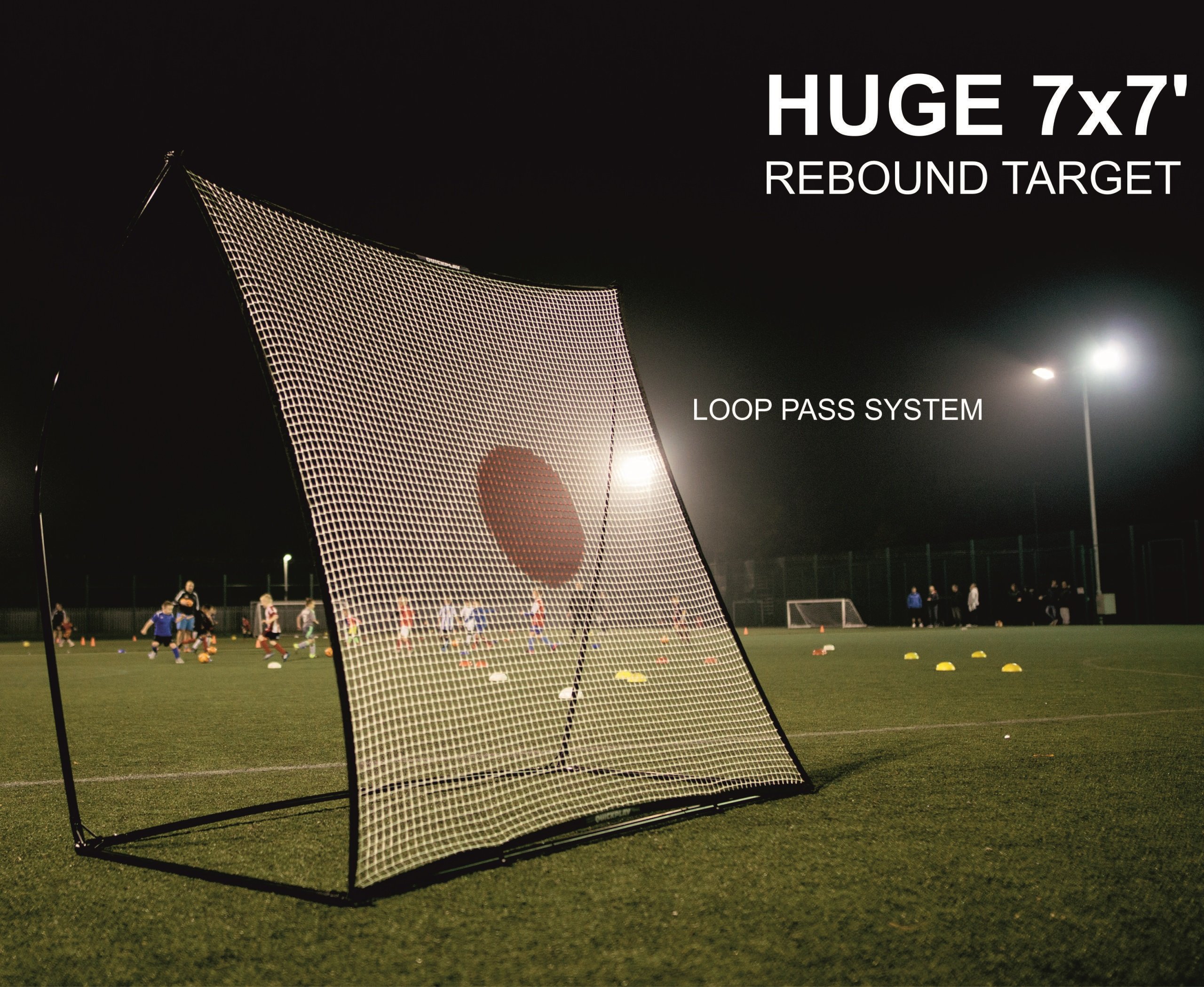 Spot 7 x 7ft Multi Functional Rebounder Football Goal