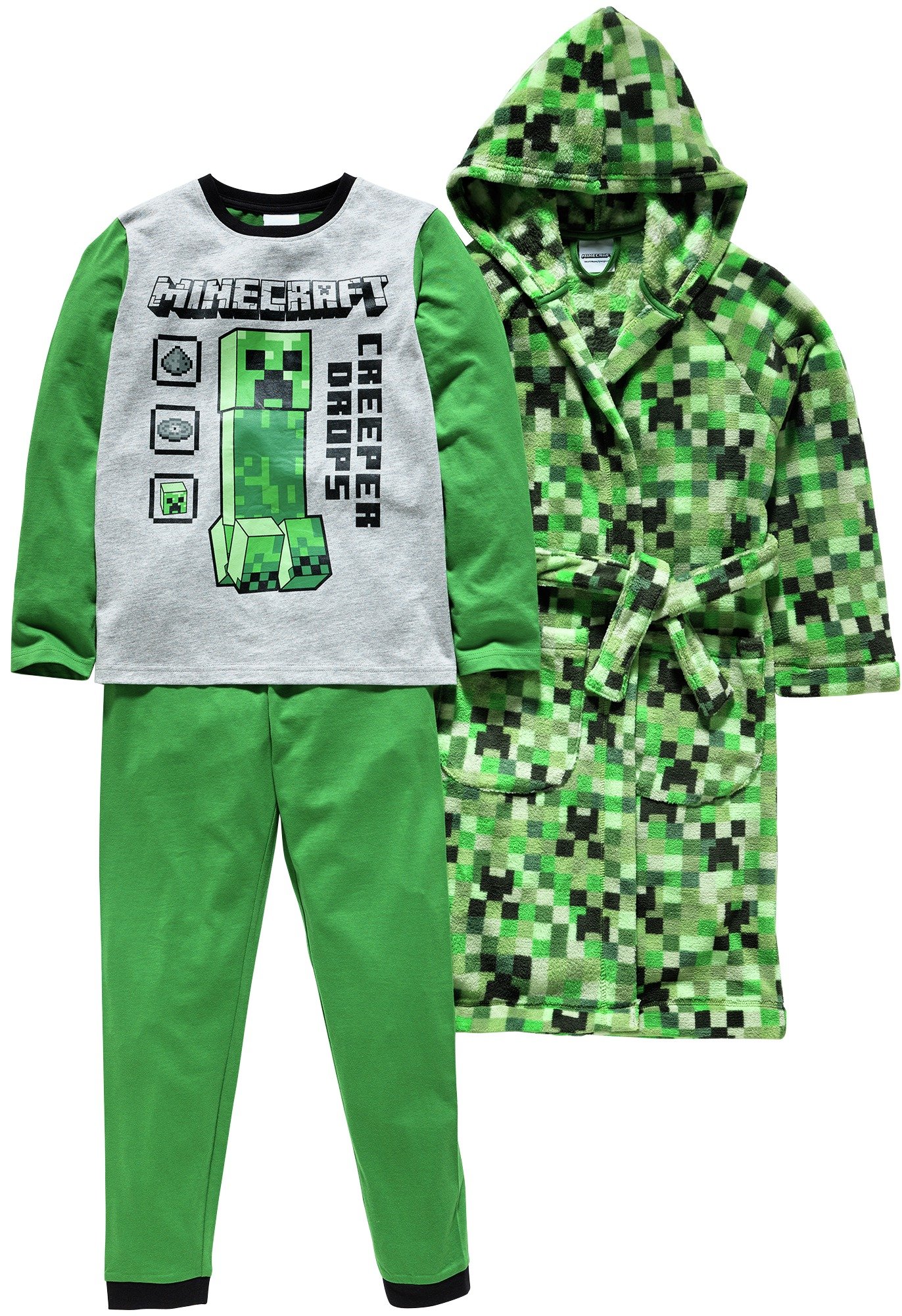 Minecraft robe 2024 and pj set