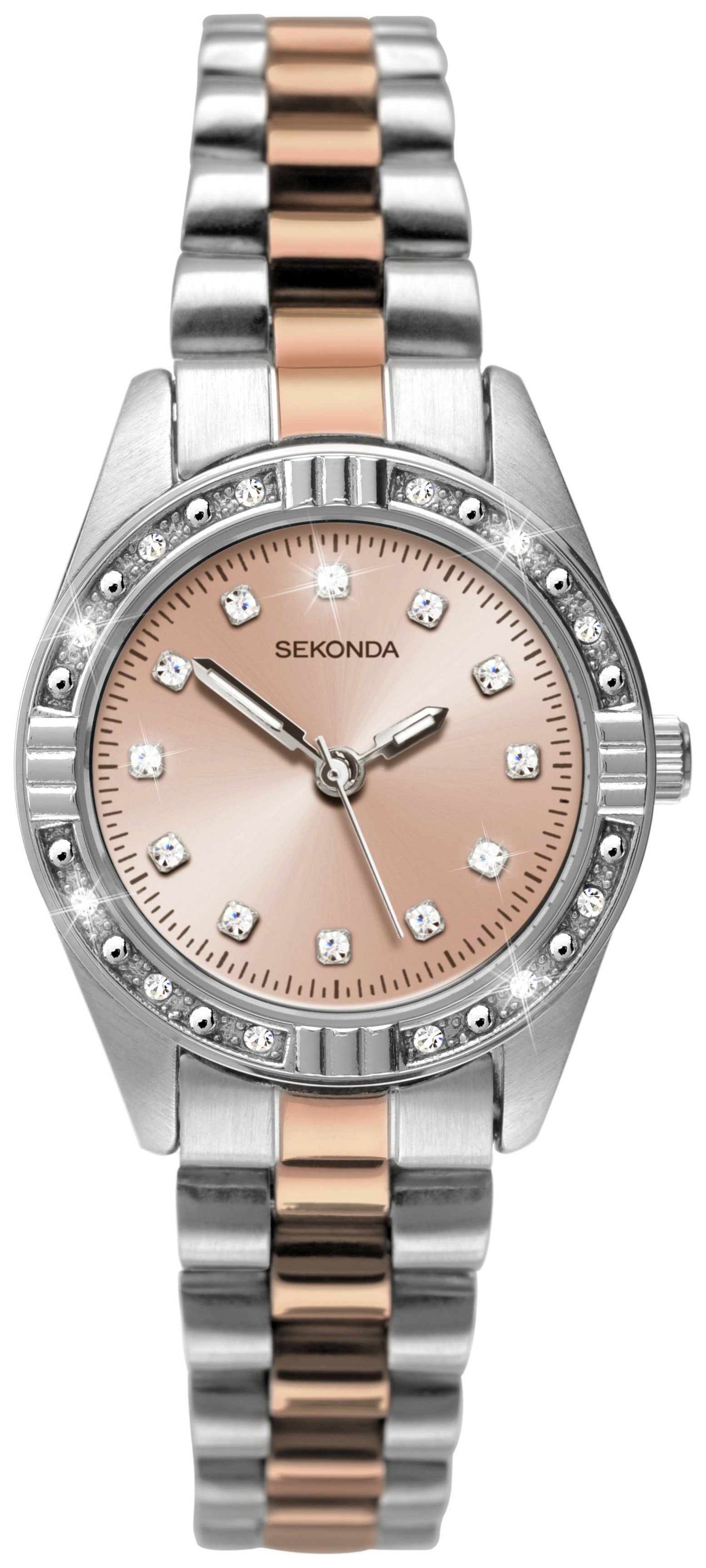 Sekonda Ladies Two Tone Stainless Steel Bracelet Watch
