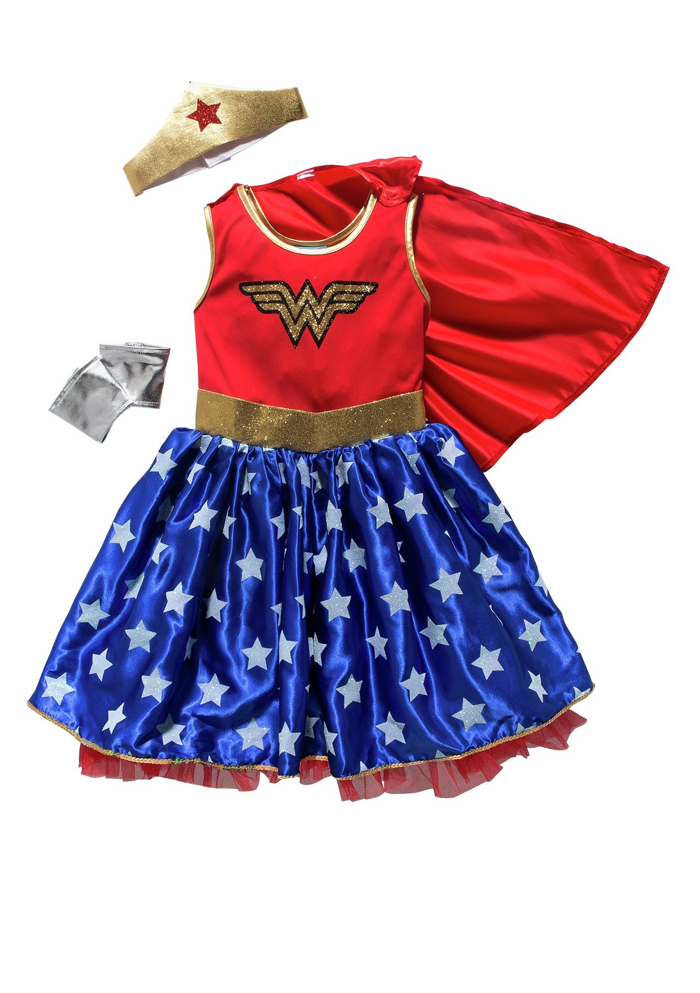 DC Wonder Woman Children's Fancy Dress Costume - 3-4 Years (6986276 ...