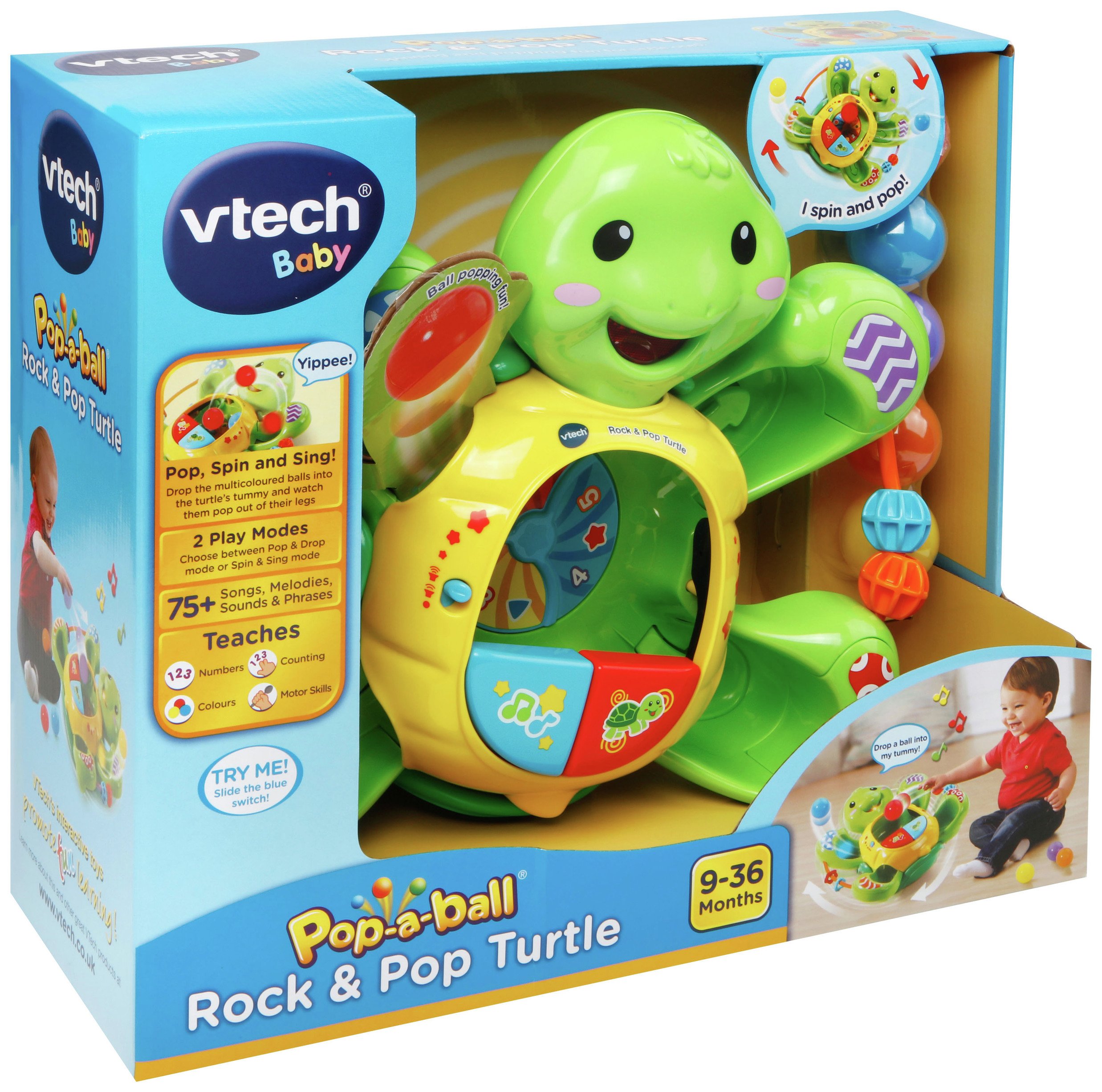 vtech pop a ball turtle