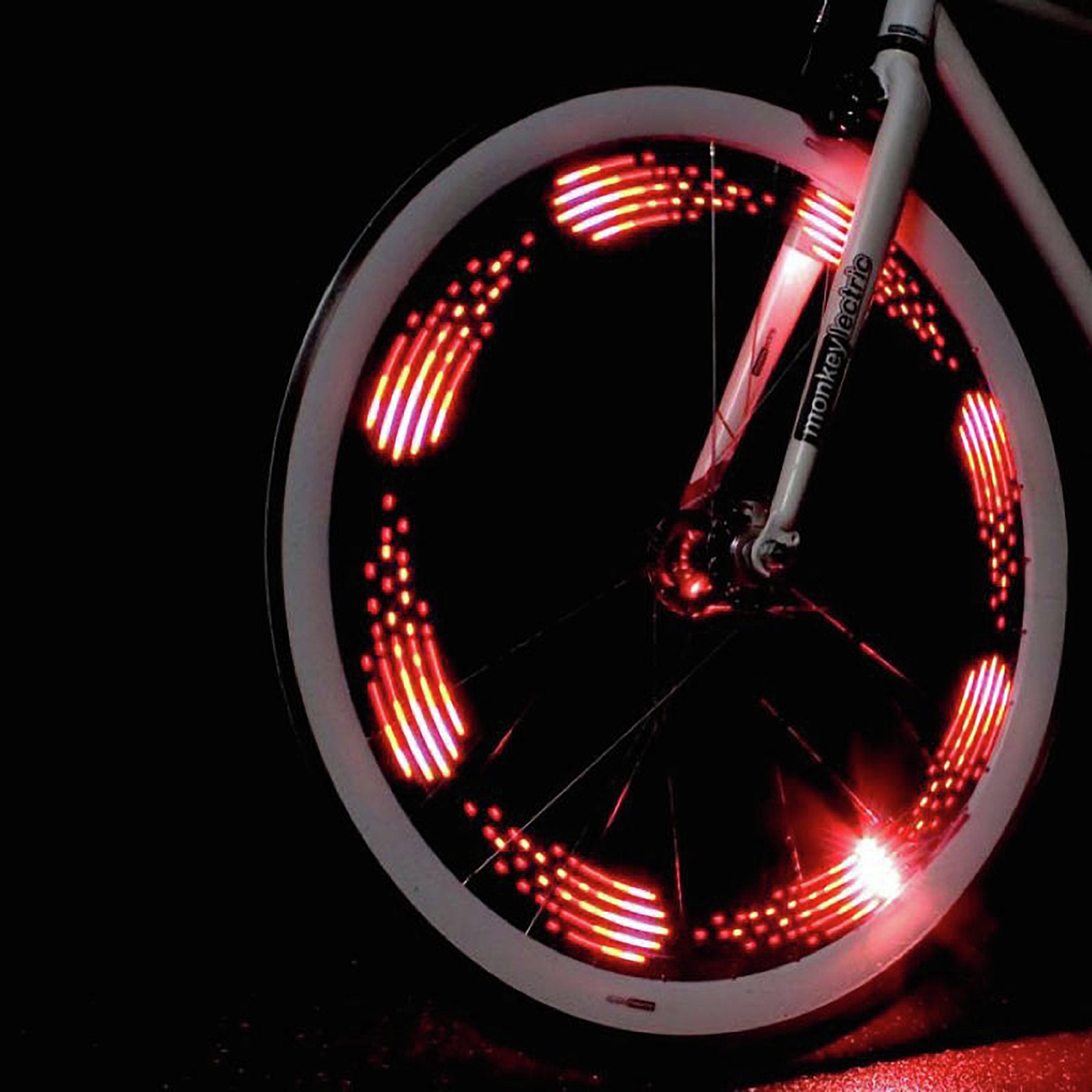 MonkeyLectric M210 80 Lumens Wheel Bike Light review