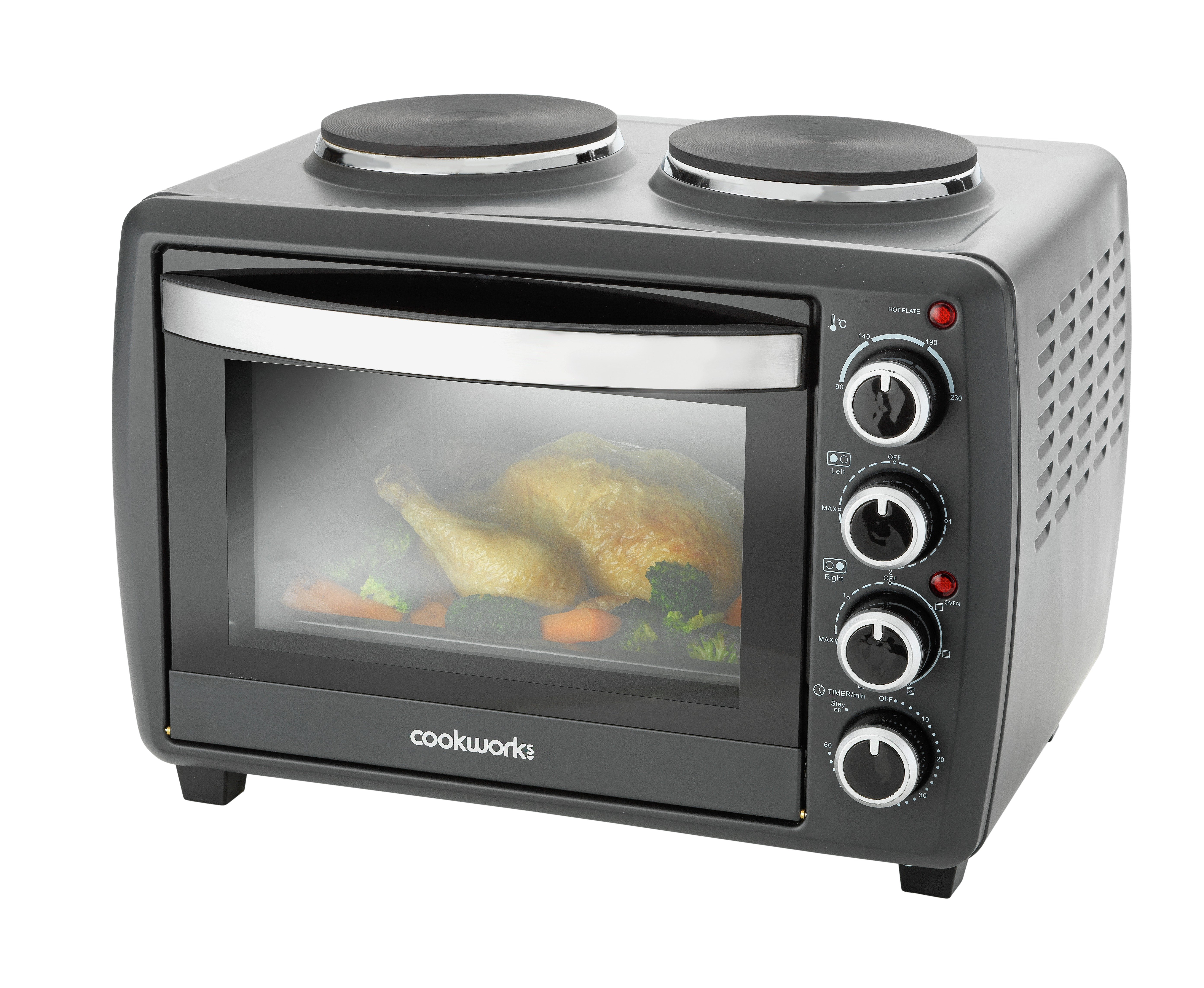 Cookworks 28L Mini Oven with Hob review