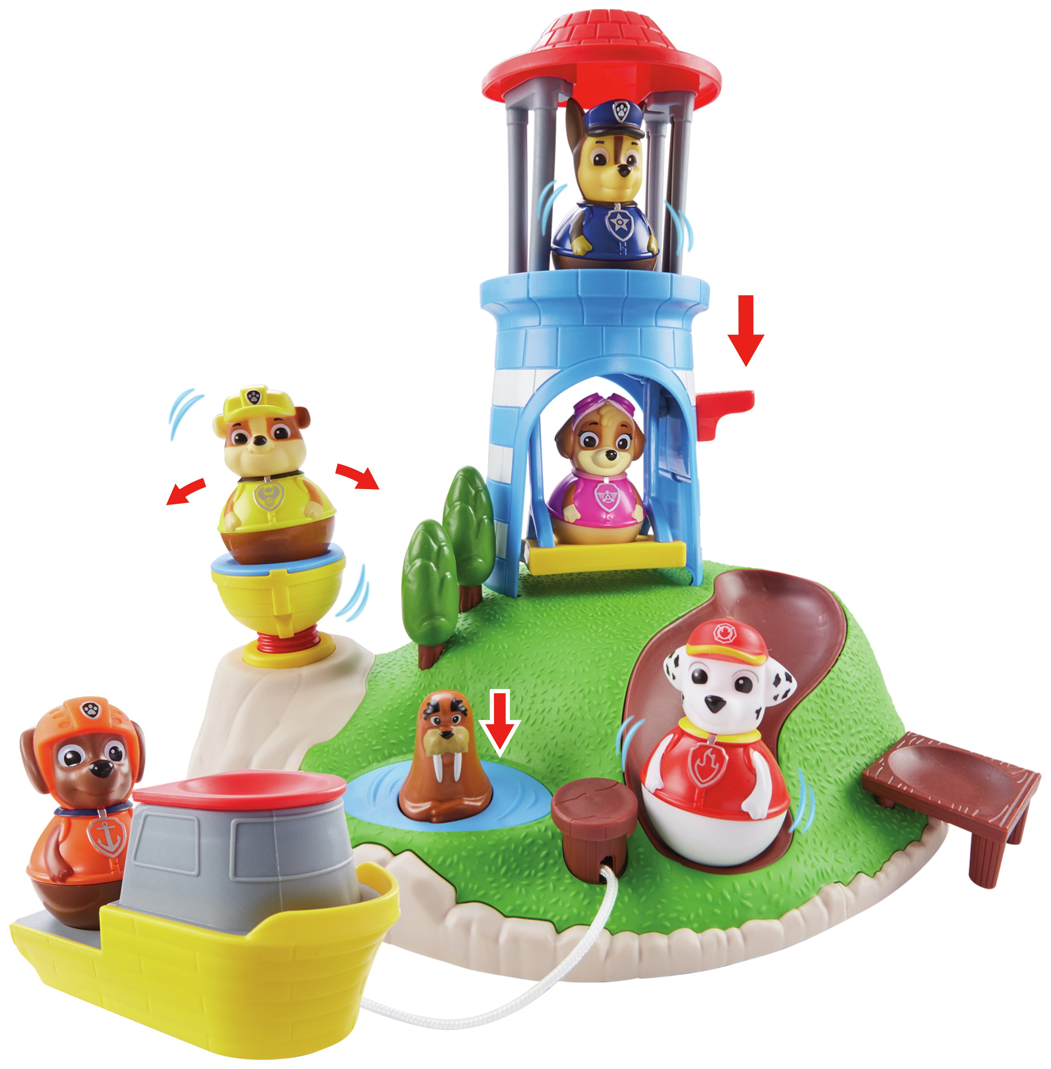 paw patrol weebles set