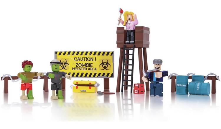 Buy Roblox Zombie Attack Playset Playsets And Figures Argos - roblox card asda