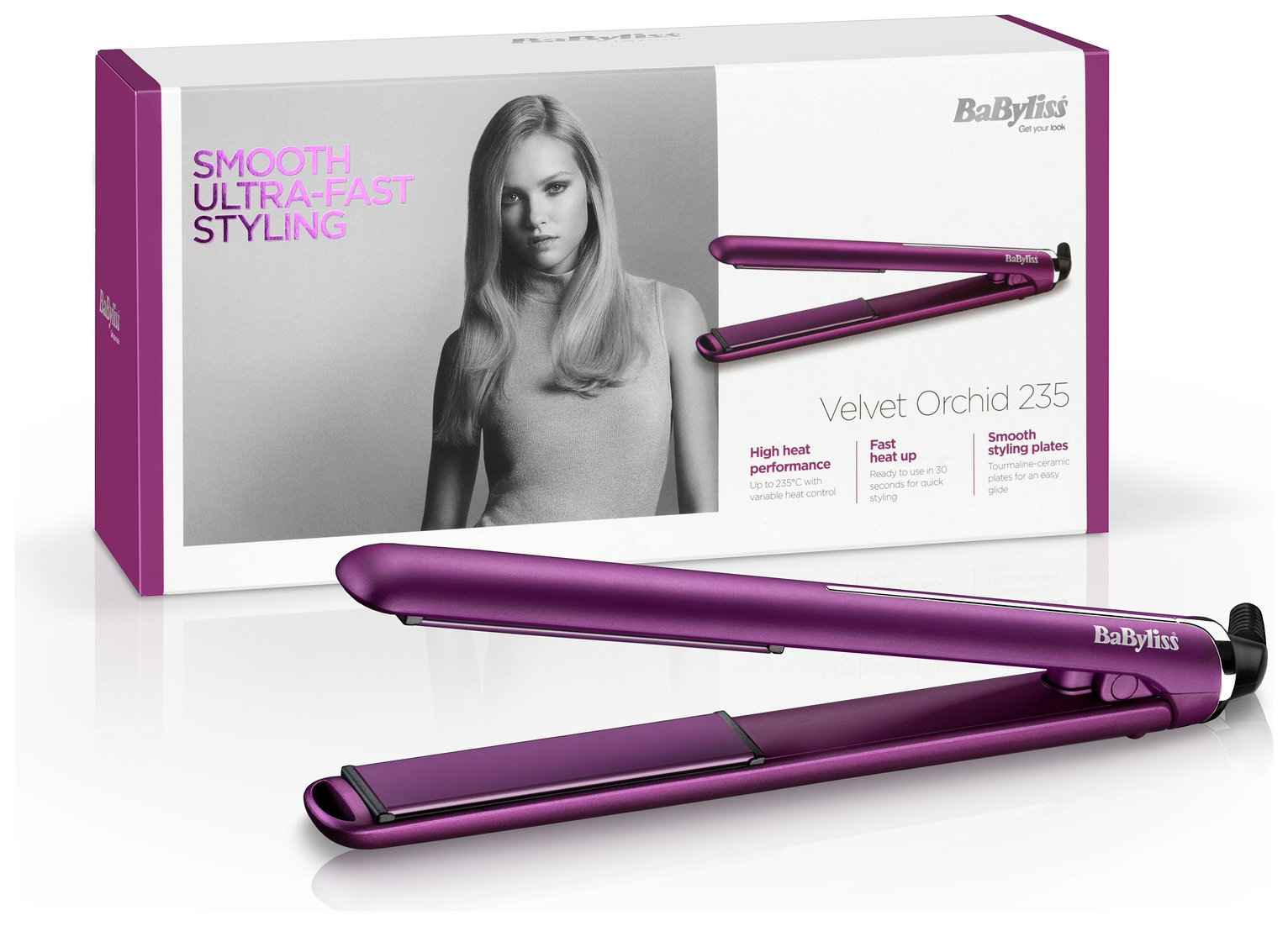 BaByliss Velvet Orchid Hair Straightener Review