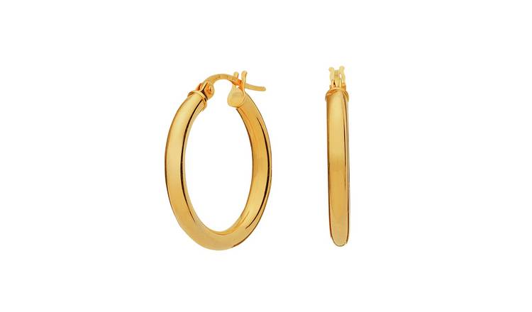 Gold hoop earrings deals argos