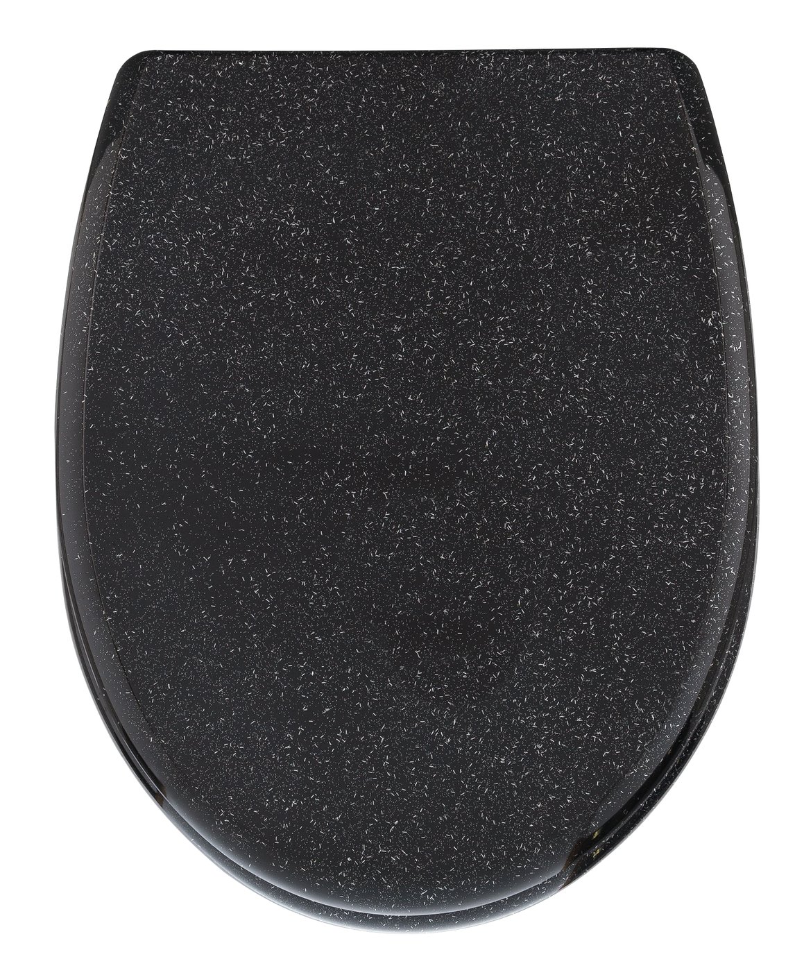 black toilet lid cover