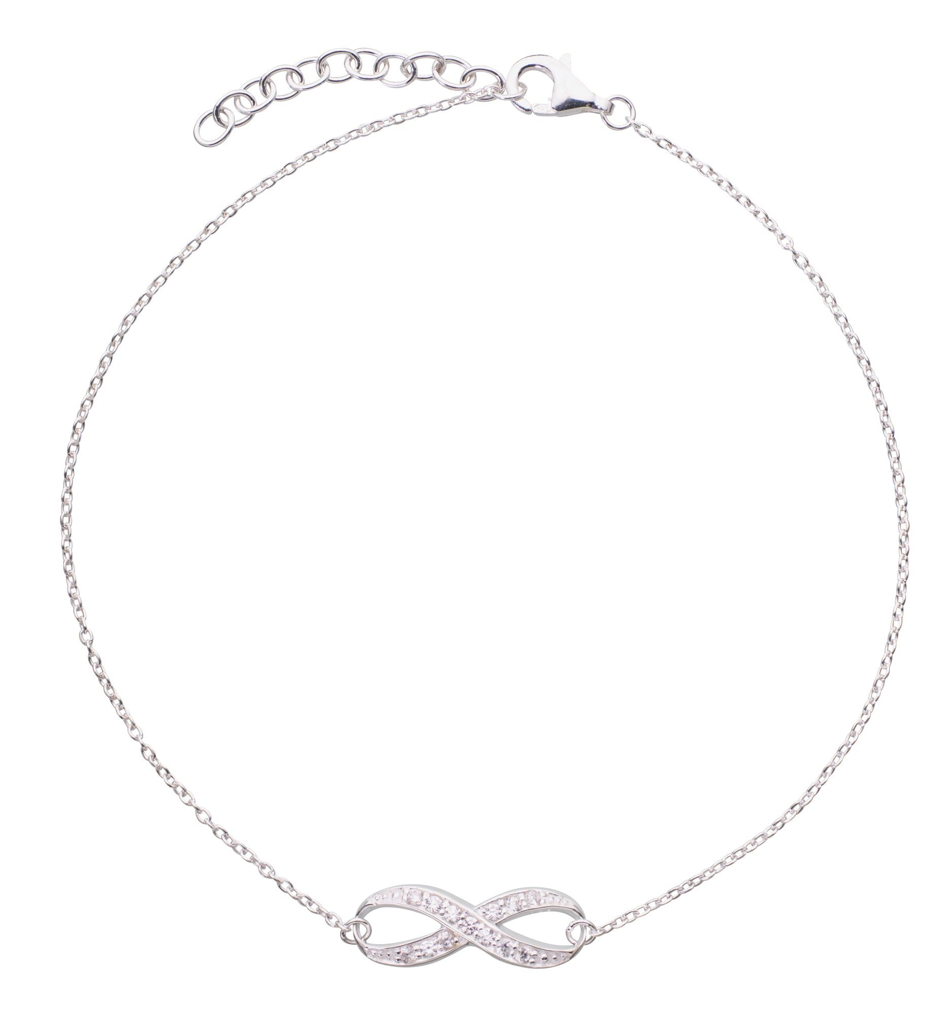 State of Mine Sterling Silver Cubic Zirconia Infinity Anklet Review