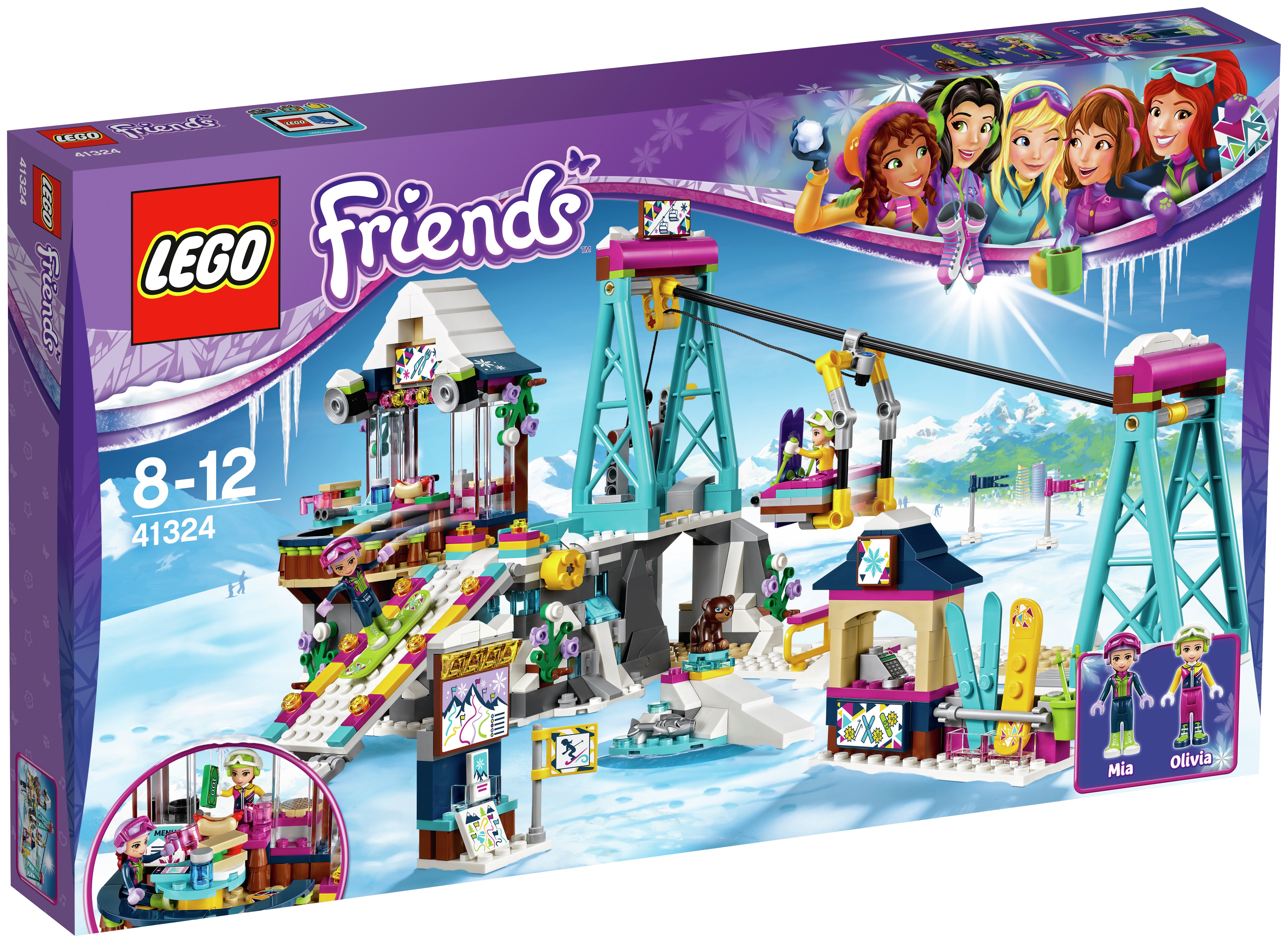 Buy LEGO Friends Snow Resort Ski Lift - 41324 | LEGO | Argos