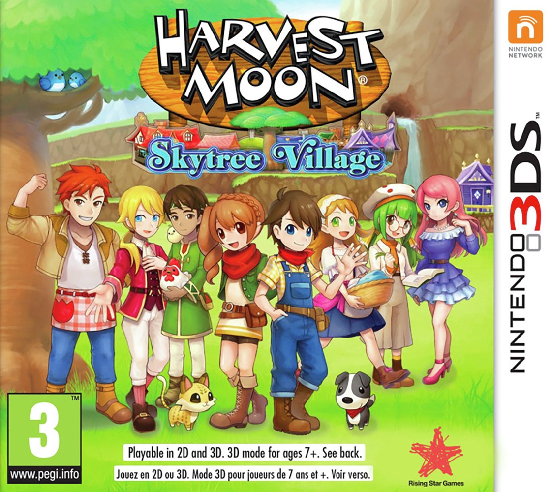 Harvest Moon Skytree Village 3DS Game