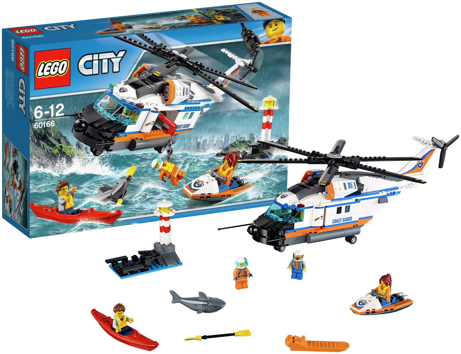 LEGO City Heavy-Duty Rescue Helicopter - 60166