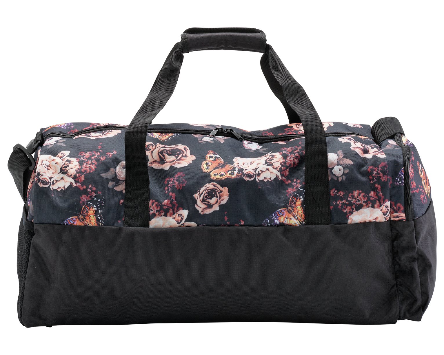 floral holdall bag