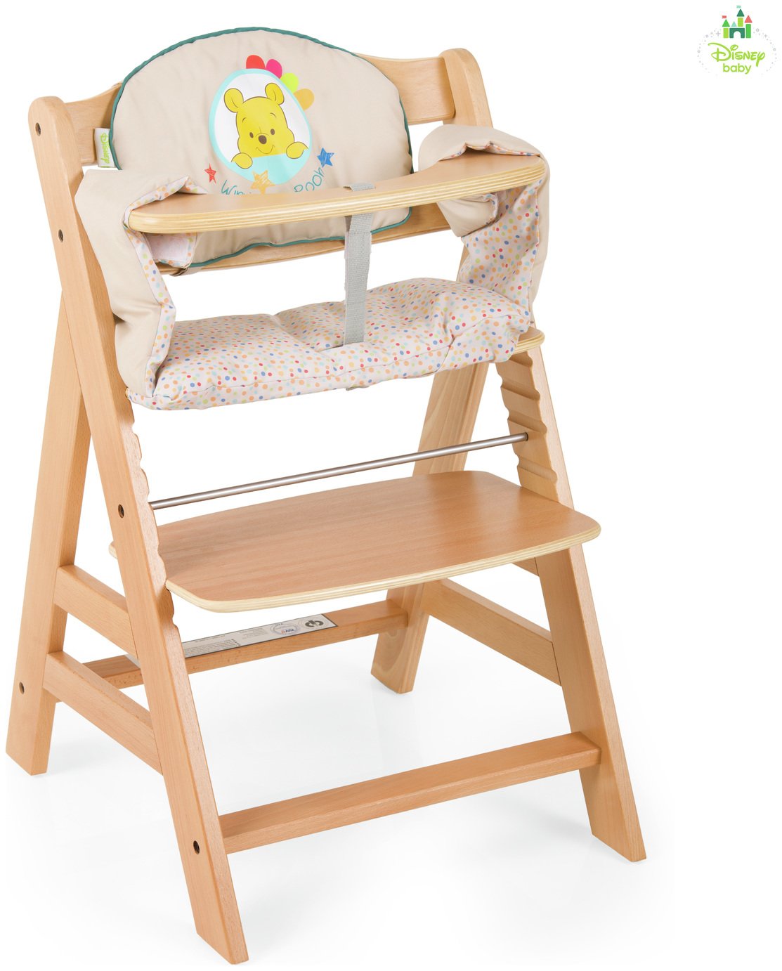 Hauck Alpha+ Wooden Highchair - Natural