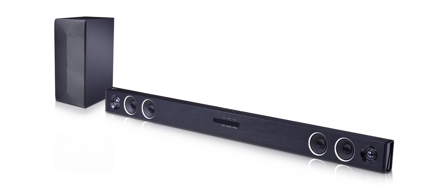 LG SJ3 300W RMS 2.1Ch Bluetooth Sound Bar with Wireless Sub