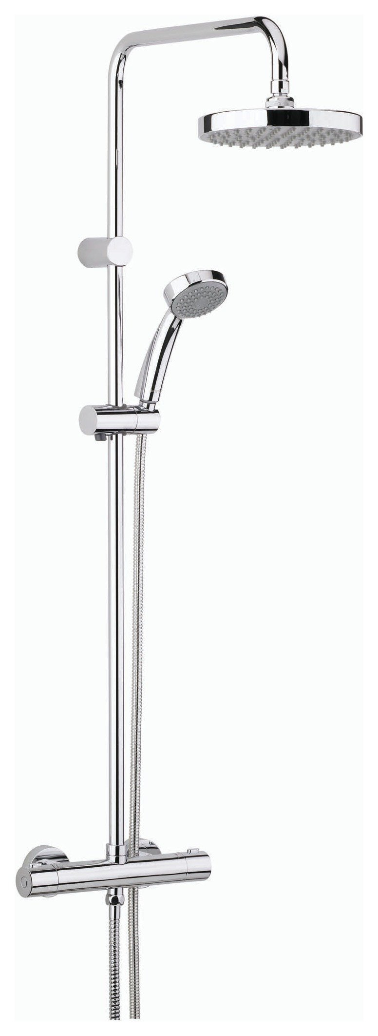 Bristan Carre Exposed Thermostatic Bar Shower - Chrome