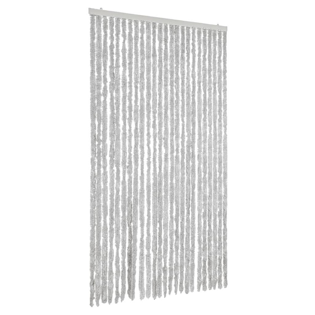 Buy Walplus Chenille Fly Door Curtain - Grey - 100 x 200 cm