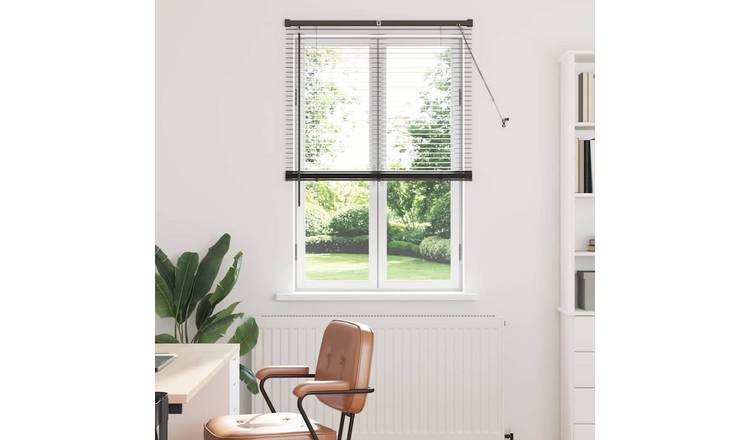 Walplus Polyester Window Blind - Black - 175 x 85 cm