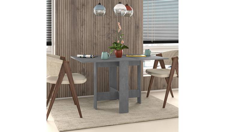 Decortie Artemio Particleboard Folding Dining Table - Grey