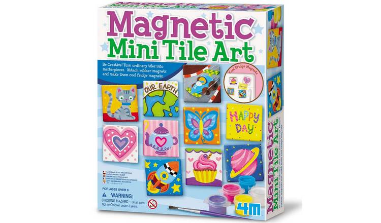4M Magnetic Mini Tile Art - 8 Years +