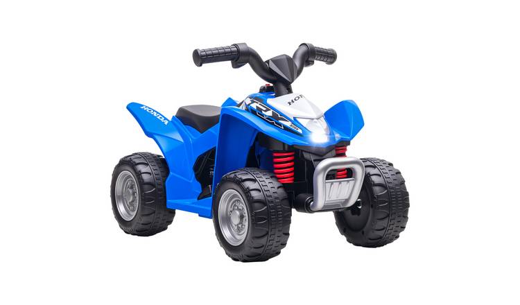 AIYAPLAY Honda 6V 1.5 to 3 Years LED Light Horn Electric Quad Bike – Blue