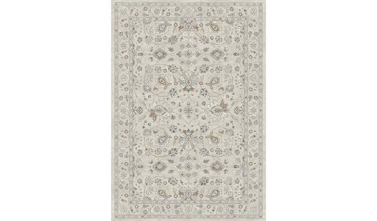 Mega Flooring Brown Traditional Bordered Rug - 133 x 195cm