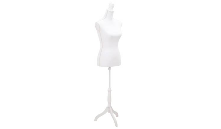 Walplus Steel Ladies Bust Display Bust - White