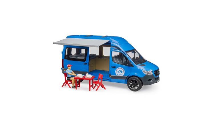 Bruder 1:16 MB Sprinter Camper Van with Driver - Blue