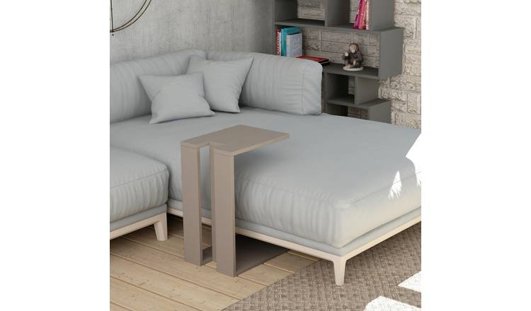 Decortie Muju Melamine Particleboard Side Table - Mocha
