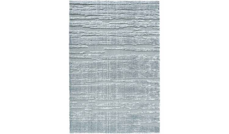 Mega Flooring Blue Modern Abstract Rug - 133 x 195cm