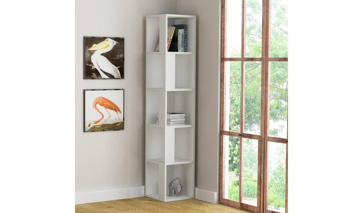 Decortie Piano Particleboard Shelving Unit - White
