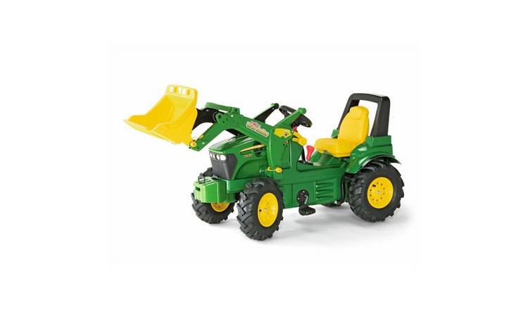 Rolly Toys John Deere 7930 Ride-On Pedal Tractor with Pneumatic Tyres - Green