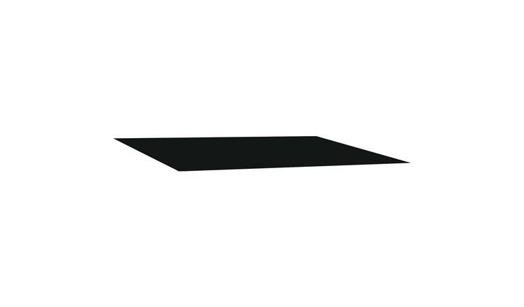 Walplus Polyester Awning Replacement Fabric - Black - 300 x 250 cm